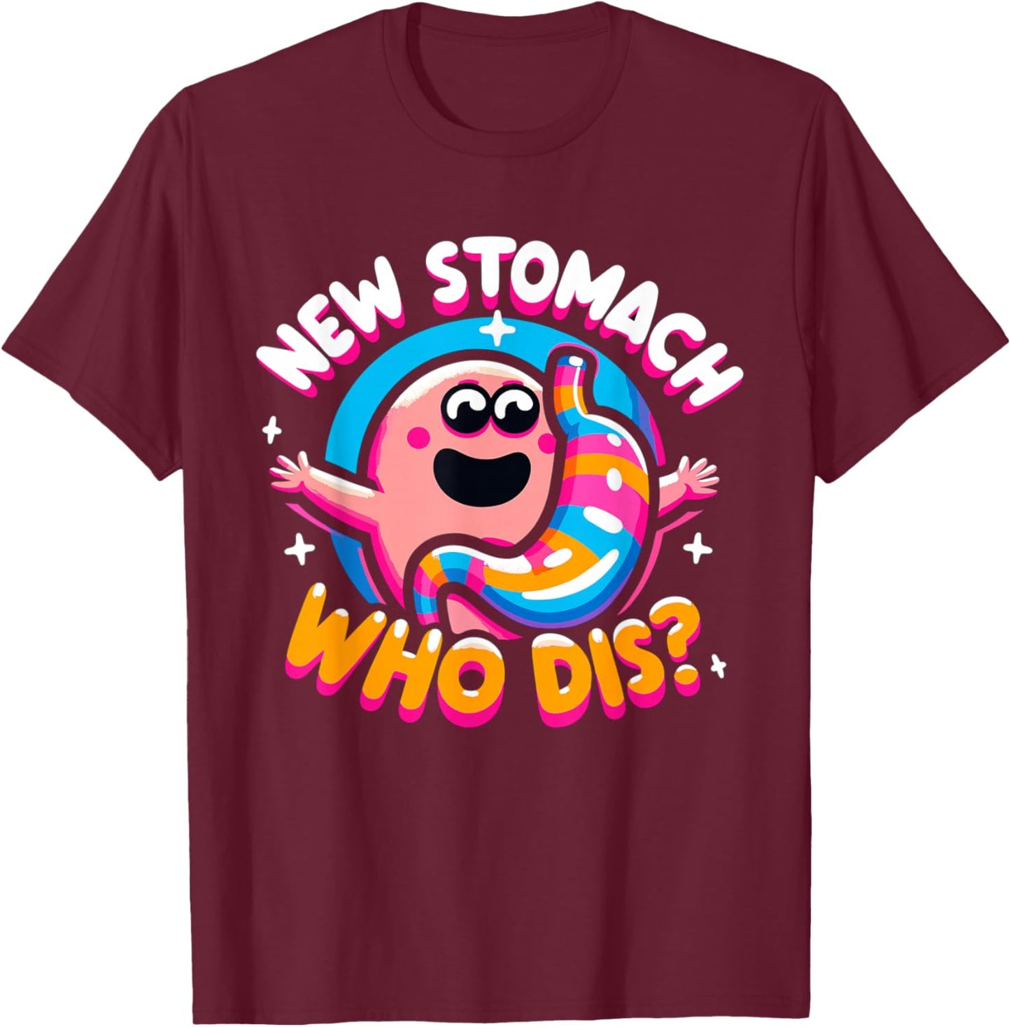 Gastric Sleeve Surgery Gastrectomy Weight Loss Journey T-Shirt - T-Shirt | Maroon