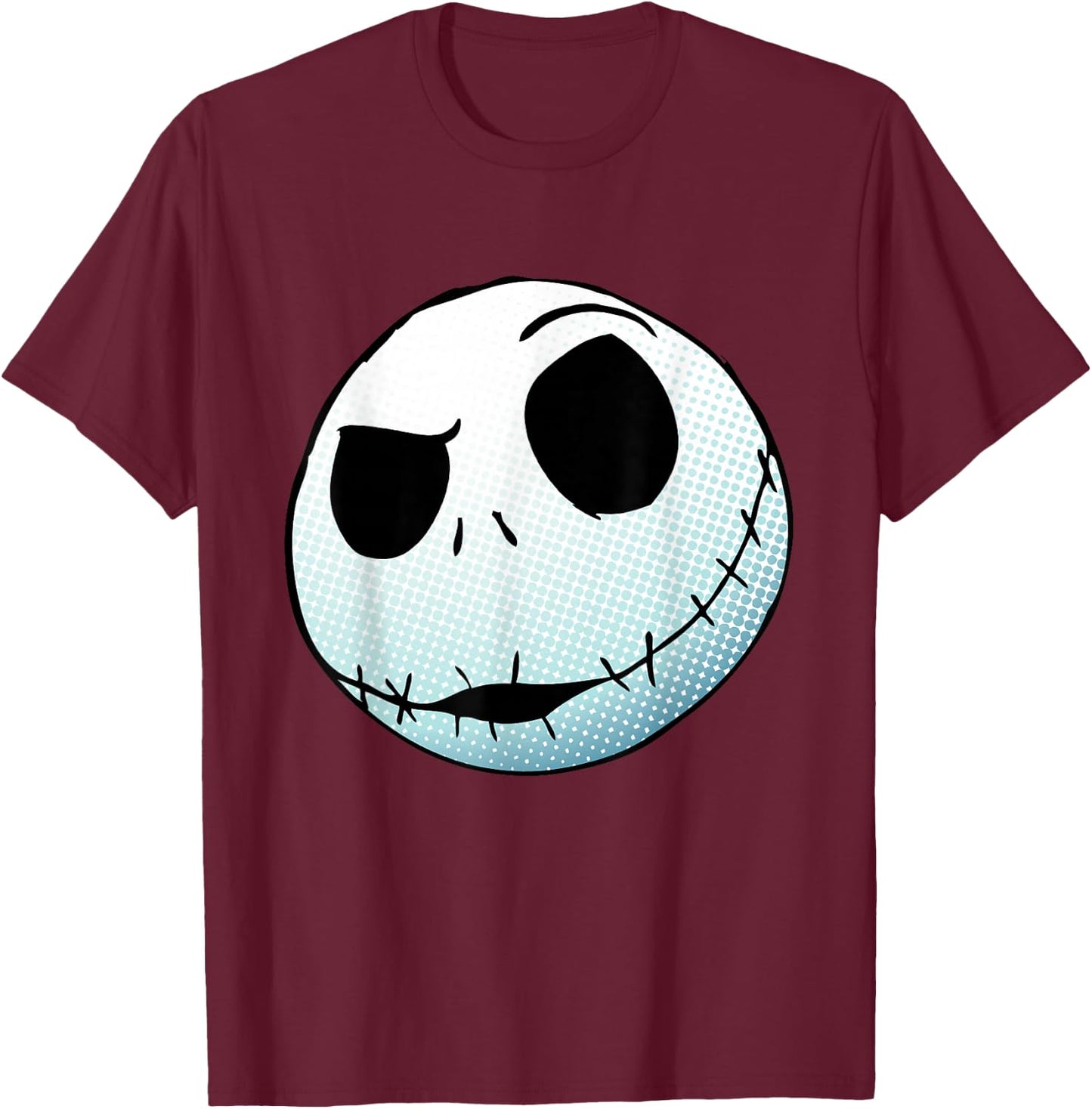 Disney Nightmare Before Christmas Jack Skellington T-Shirt - T-Shirt | Maroon