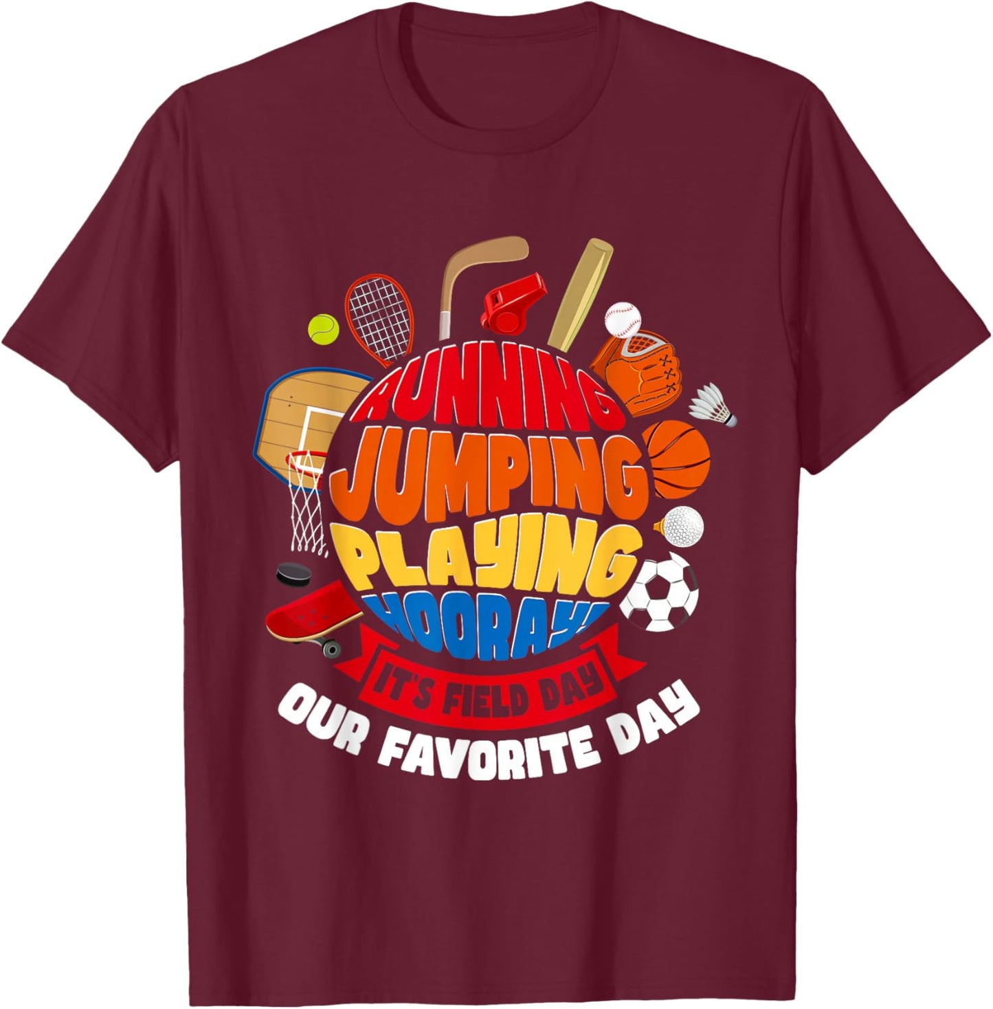 Field Day T-Shirt - T-Shirt | Maroon