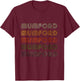Love Heart Mumford Grunge Vintage Style Black Mumford T-Shirt - T-Shirt | Maroon
