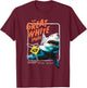 Shark Week Officially Licensed Great White T-Shirt - T-Shirt | Maroon