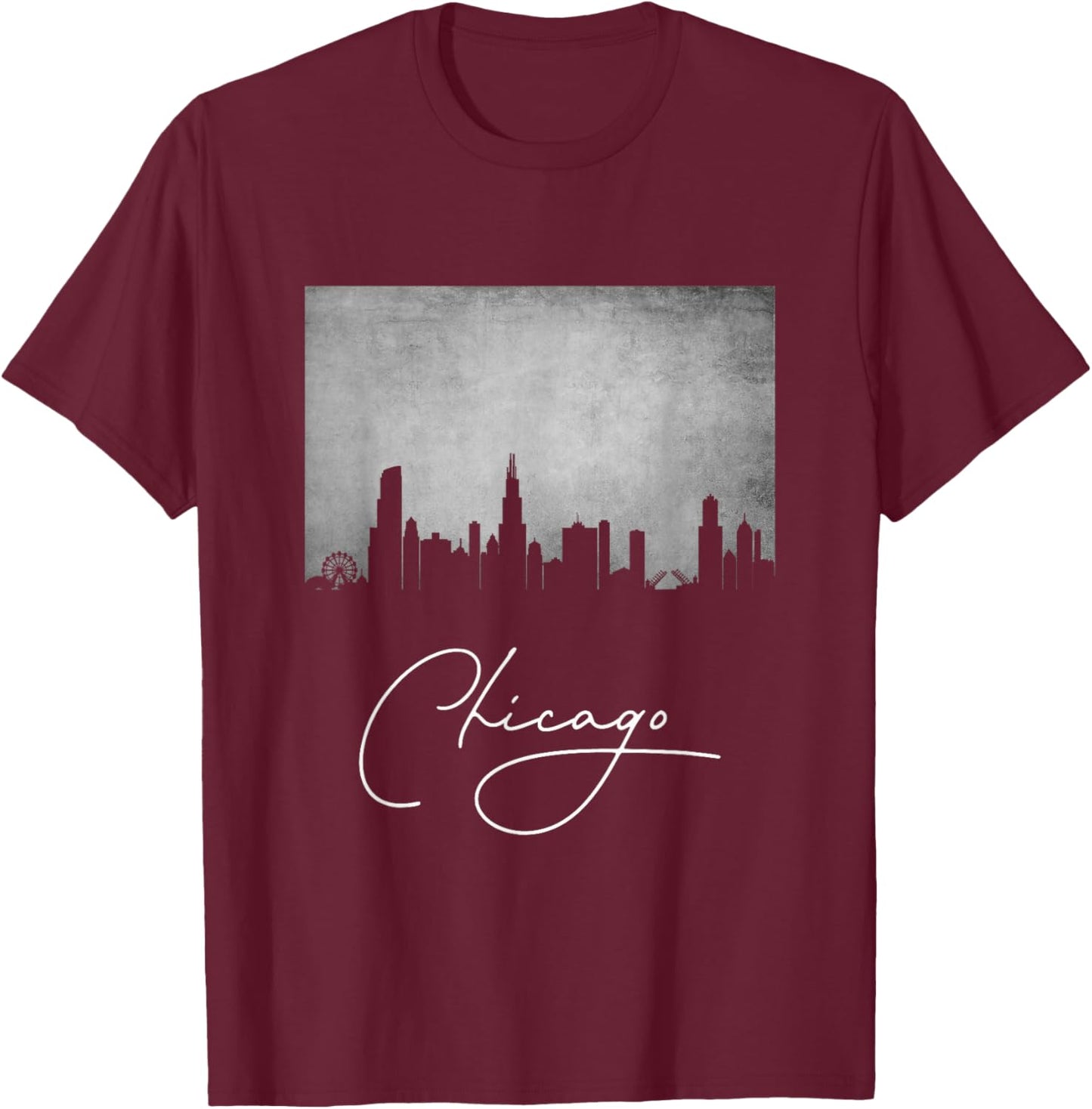 City of Chicago Illinois T-Shirt - T-Shirt | Maroon