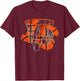 16th Birthday Basketball Shirt Kids, Boys 16 Year Old T-Shirt - T-Shirt | Maroon