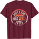 Retro Just A Girl Who Loves Trees Hiking Shirt Funny Camping T-Shirt - T-Shirt | Maroon