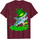 Irish Shamrock Leprechaun Hammerhead Shark St. Patrick's Day T-Shirt - T-Shirt | Maroon