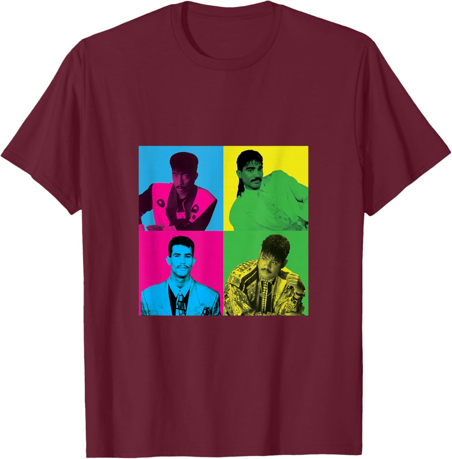 Raulin Rodriguez, Anthony Santos, Luis Vargas, Frank Reyes T-Shirt - T-Shirt | Maroon