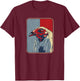 Vintage Cockfighting - Rooster T-Shirt - T-Shirt | Maroon