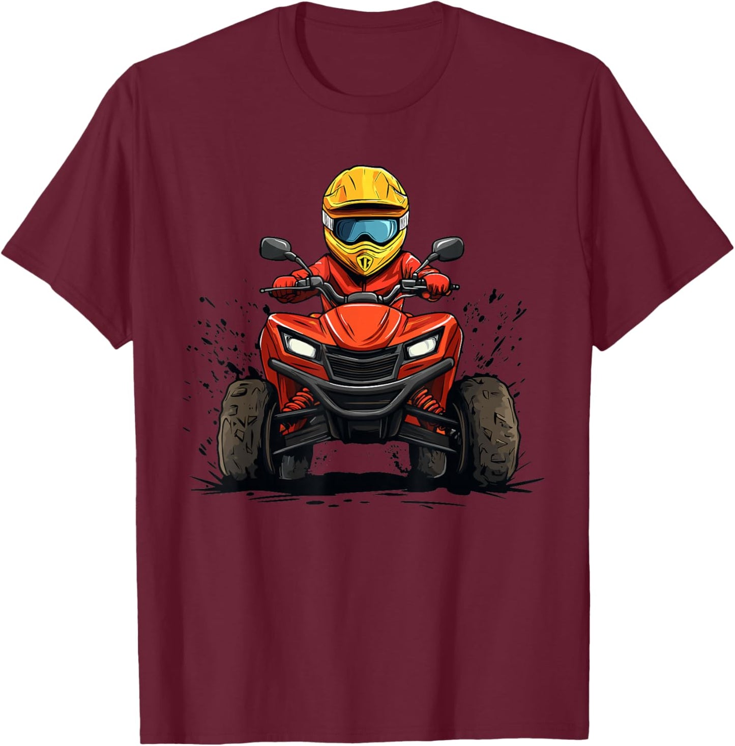 Kids 4 wheeler T-Shirt - T-Shirt | Maroon