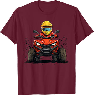 Kids 4 wheeler T-Shirt - T-Shirt | Maroon