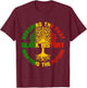 Honoring The Past Inspiring The Future Black History Month T-Shirt - T-Shirt | Maroon