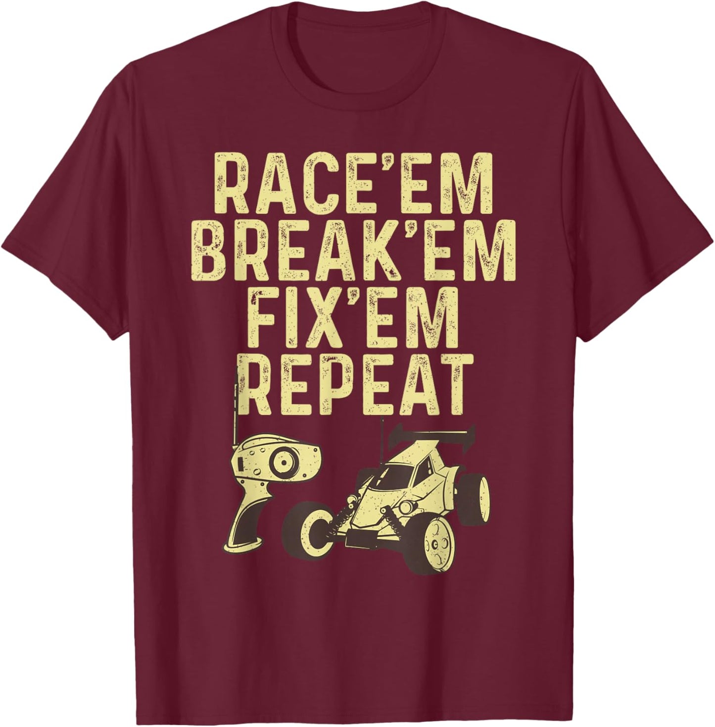Cool RC Car Design Women RC Car Racing Race Lover T-Shirt - T-Shirt | Maroon