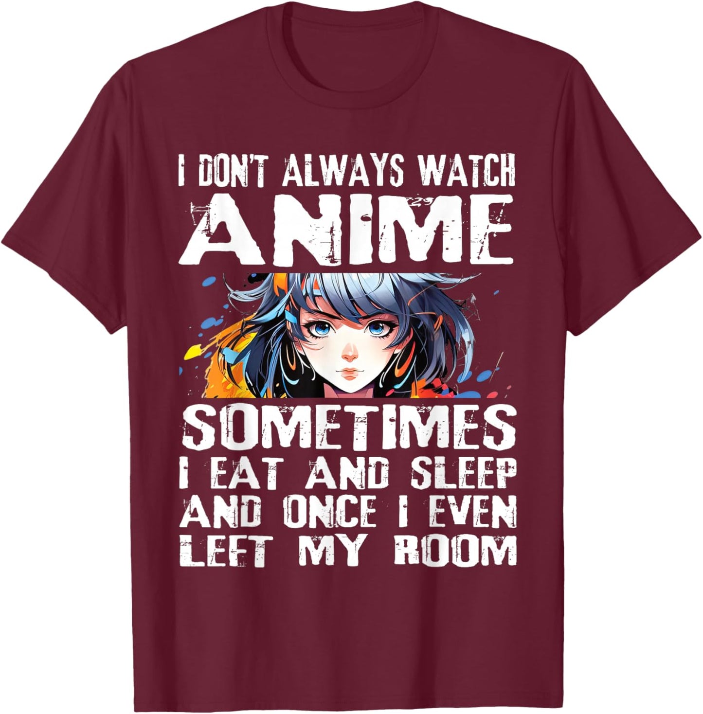 Anime Idea For Teen Girls 14 To 16 Women Japanese Manga Kids T-Shirt - T-Shirt | Maroon