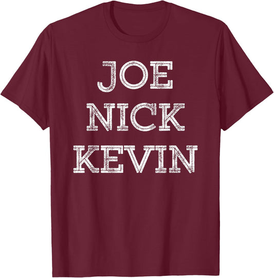 Joe Nick Kevin - List T-Shirt - T-Shirt | Maroon