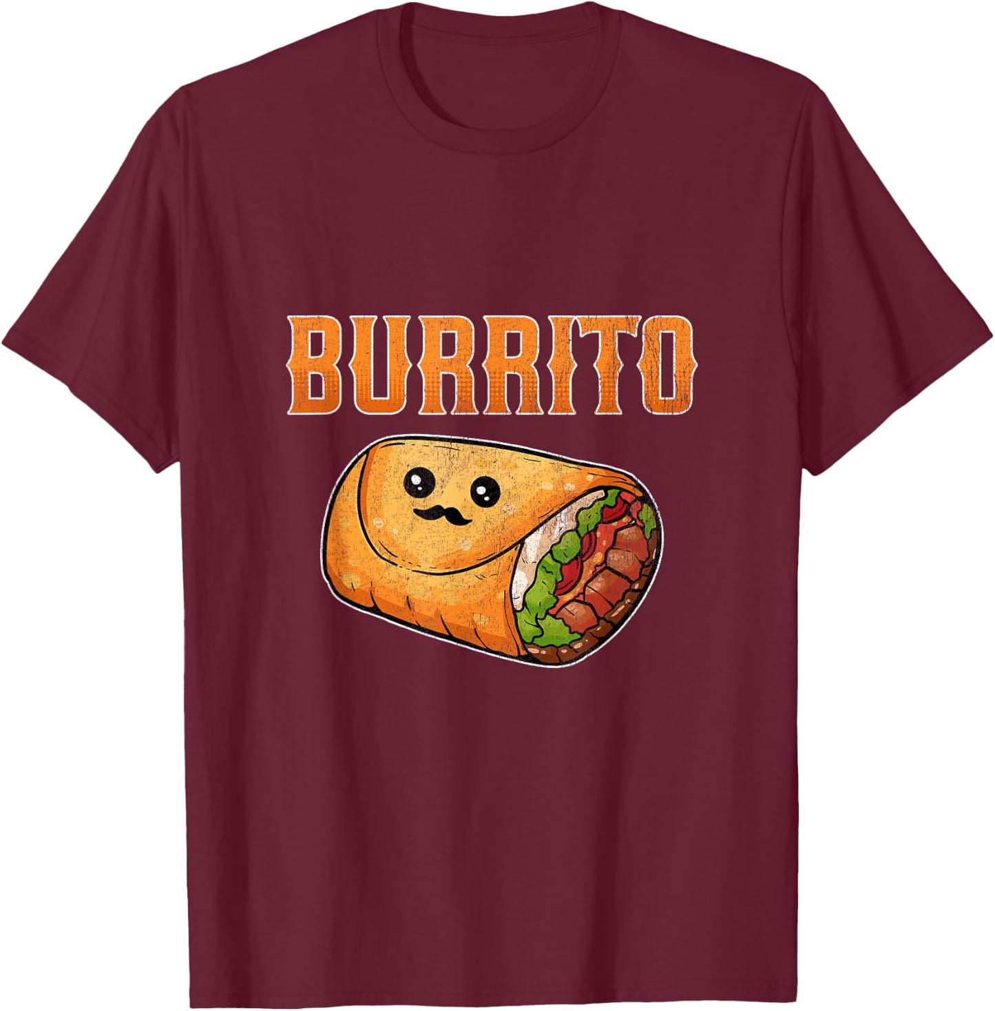 Taco Family Mexican Burrito Dads T-Shirt - T-Shirt | Maroon