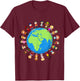 Earth Day Children Around the World Environmentalist T-Shirt - T-Shirt | Maroon
