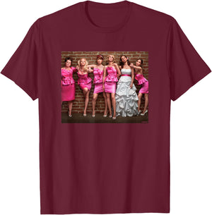 Bridesmaids Cast Vintage T-Shirt - T-Shirt | Maroon