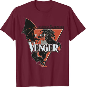 Dungeons & Dragons Venger Portrait T-Shirt - T-Shirt | Maroon