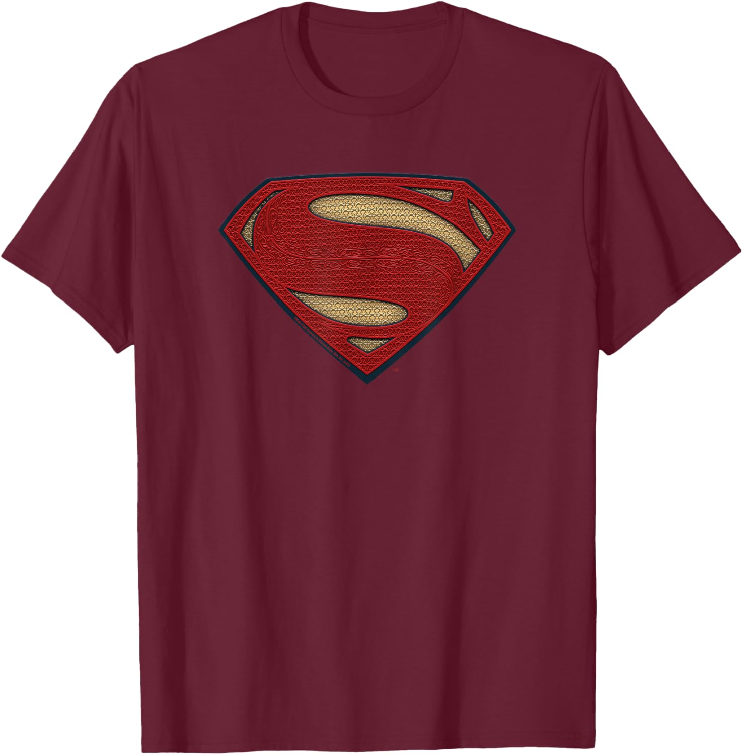 Batman V Superman Super Movie Logo T-Shirt - T-Shirt | Maroon