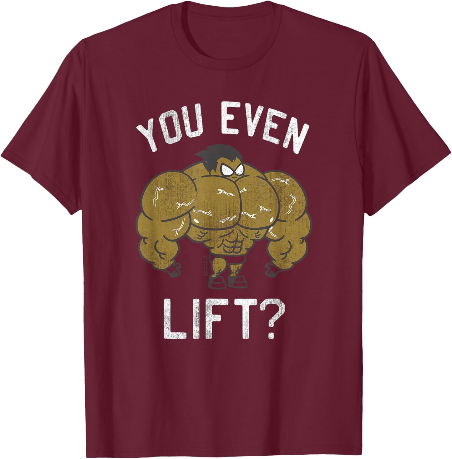 Teen Titans Go! Beast Boy You Lift? T Shirt T-Shirt - T-Shirt | Maroon