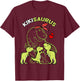 Kikisaurus Kiki Tyrannosaurus Dinosaur Mother's Day T-Shirt - T-Shirt | Maroon