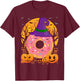 Halloween Donut Cute Food Costume Pastry Chef Men Women Kids T-Shirt - T-Shirt | Maroon