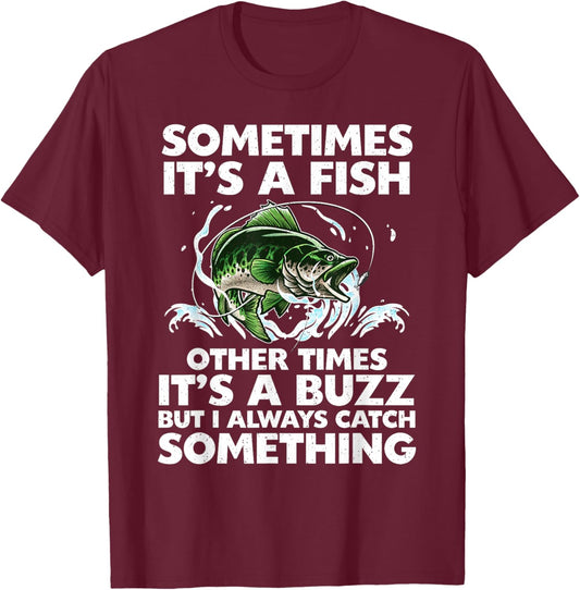 Cool Fishing Design Women Fishing Rod Fish Fisherman T-Shirt - T-Shirt | Maroon