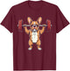 French Bulldog Weightlifting Funny Deadlift Men Fitness Gym T-Shirt - T-Shirt | Maroon