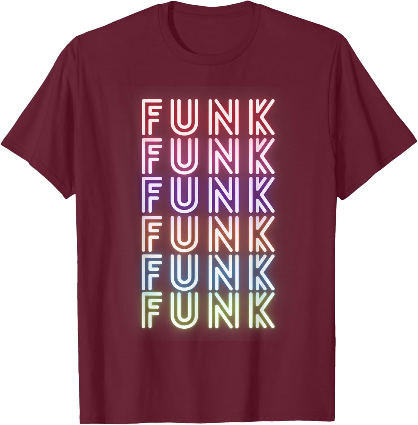 Funny Funk Retro Vintage Music Musician Funk T-Shirt - T-Shirt | Maroon