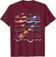 North Myrtle Beach South Carolina Sea Turtle Lover Beach T-Shirt - T-Shirt | Maroon