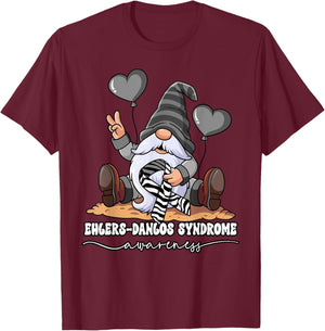 Ehlers-Danlos Syndrome Awareness T-Shirt - T-Shirt | Maroon