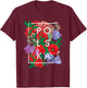 Flowers of Poland Word Art - Polska Polish Pride T-Shirt - T-Shirt | Maroon