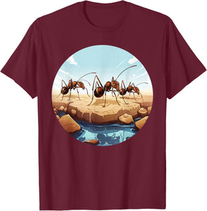 Cool army ants costume T-Shirt - T-Shirt | Maroon