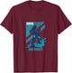 War Robots Orochi - Black, -Adults, Short Sleeve, , Cotton, Polyester, Small T-Shirt - T-Shirt | Maroon