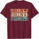 Funny Vintage Grill Dad - Grilling Chilling Refilling T-Shirt - T-Shirt | Maroon