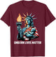 Patriotic American Unborn Lives Matter Pro-Life Catholic Men T-Shirt - T-Shirt | Maroon