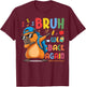 Bruh We Back To School 2nd Grade Teacher Capybara Dabbing T-Shirt - T-Shirt | Maroon