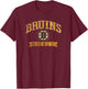 Boston Bruins Vintage Hockey Dark Heather T-Shirt - T-Shirt | Maroon