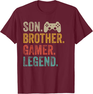 Gaming Gifts For Teenage Boys 8-16 Year Old Christmas Gamer T-Shirt - T-Shirt | Maroon