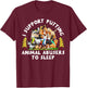 I Support Putting Animal Abusers To Sleep Funny Animal Lover T-Shirt - T-Shirt | Maroon