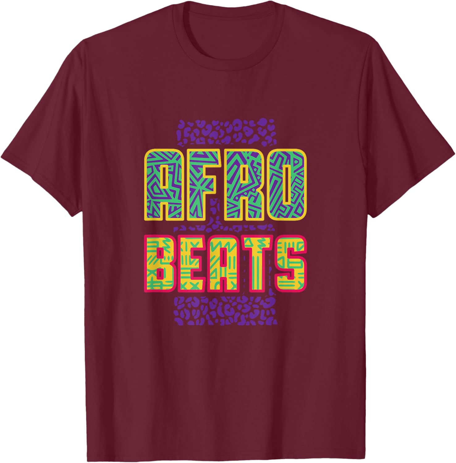 I Love Afrobeats Afrorave Afro Trap Trance Music, Banger T-Shirt - T-Shirt | Maroon