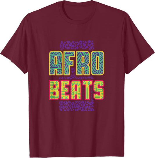 I Love Afrobeats Afrorave Afro Trap Trance Music, Banger T-Shirt - T-Shirt | Maroon