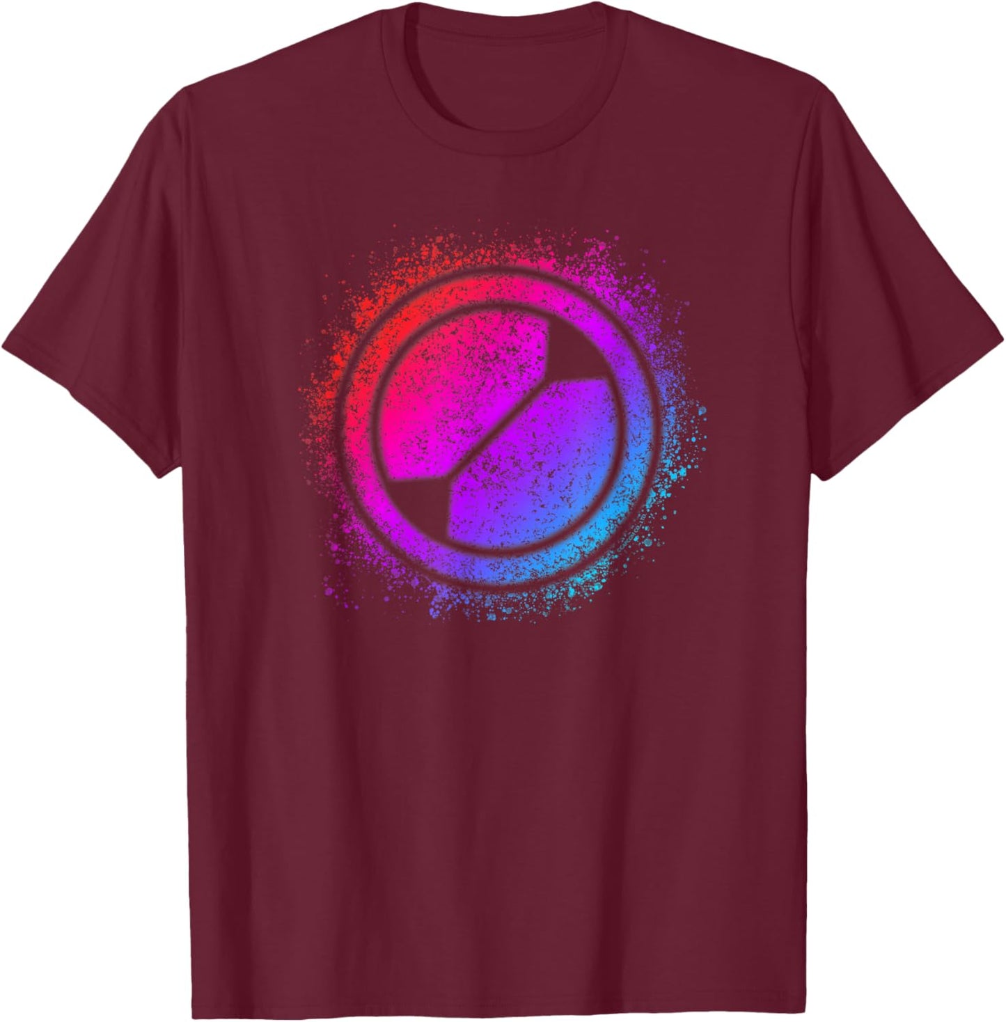 MEGA MAN BATTLE NETWORK Navimark T-Shirt - T-Shirt | Maroon