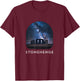 Stonehenge At Night / Stonehenge T-Shirt - T-Shirt | Maroon