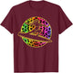 Surfing Girl Water Sports Leopard Surf Art Surfer Women T-Shirt - T-Shirt | Maroon