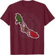 Escudo De Veracruz Bandera De Mexico Ciudades Y Municipios T-Shirt - T-Shirt | Maroon
