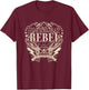 Firefly Browncoat Rebel Aim to Misbehave Big Chest Logo T-Shirt - T-Shirt | Maroon