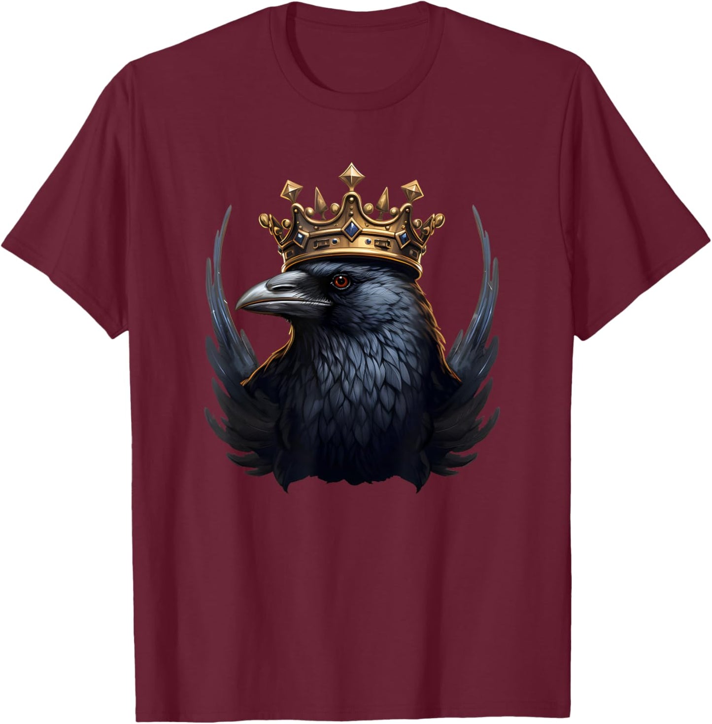 Royalcore - royal raven T-Shirt - T-Shirt | Maroon