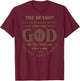 The Reason I'm Old And Wise God Back Graphic (In Back) T-Shirt - T-Shirt | Maroon