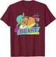 Disney Beauty and The Beast Couples Matching Her Beast T-Shirt - T-Shirt | Maroon