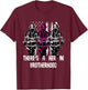 Female Firefighter Women Brotherhood Promotion T-Shirt - T-Shirt | Maroon